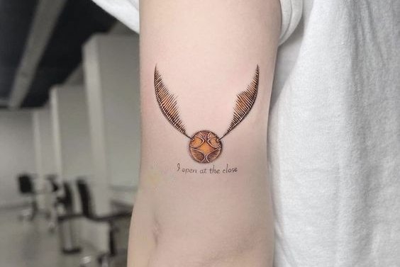 тату в стилі Гаррі Поттера