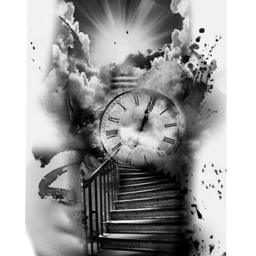 Тату-эскиз лестница