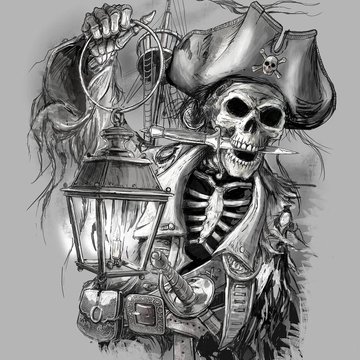 Тату-ескізи "Пірат"