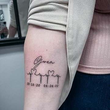 тату кардіограма