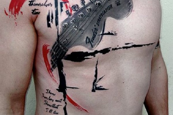 Тату ескізи гітара