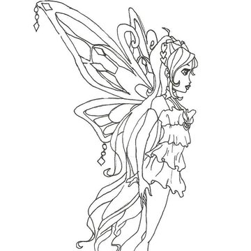 Тату - эскизы фея