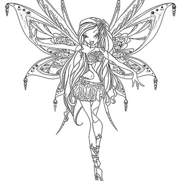 Тату - эскизы фея