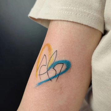 Тату Герб Украины