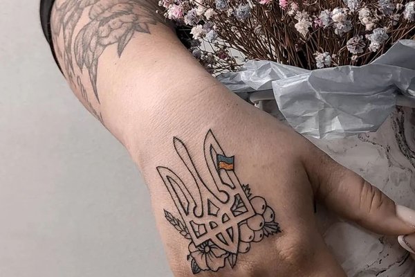 Тату Герб Украины