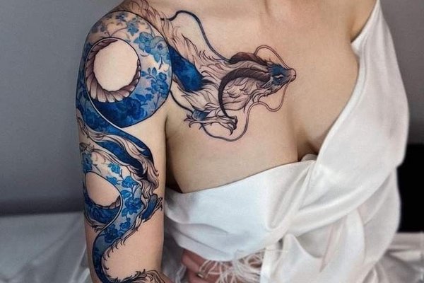 Тату эскизы дракона