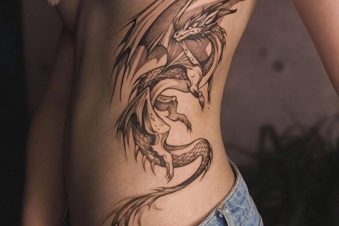 тату дракон