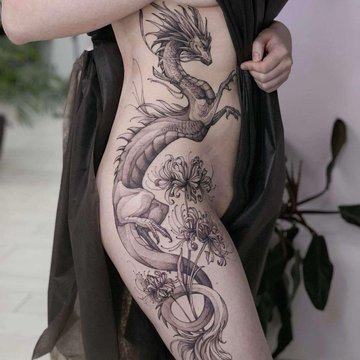 тату дракон