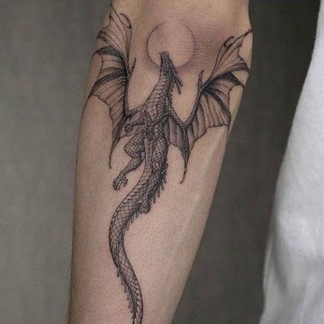 тату дракон