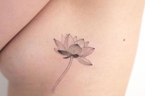 Тату лотос