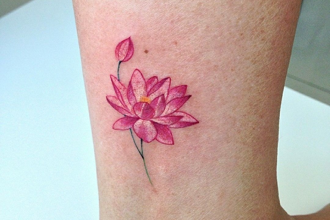 Тату эскизы лотос
