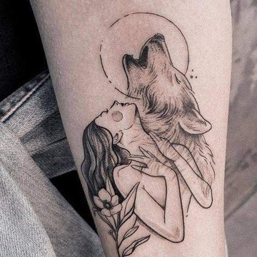 тату волк значение