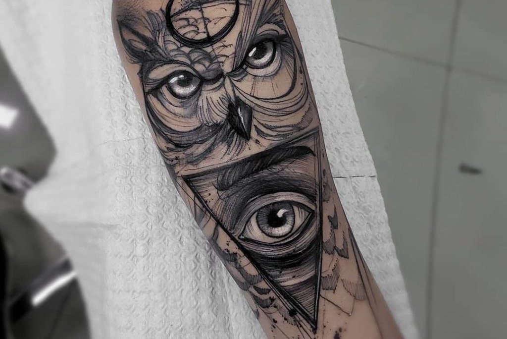 Тату сова