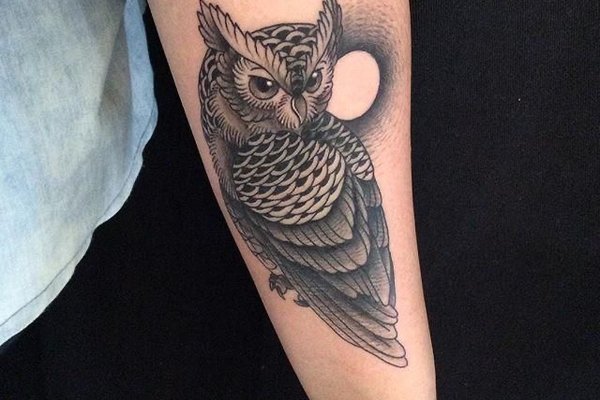 Тату сова