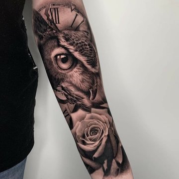 Тату сова
