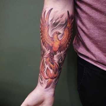 тату феникс