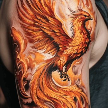 тату феникс