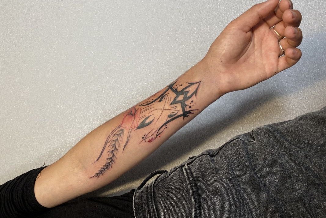 Тату эскизы трезубца