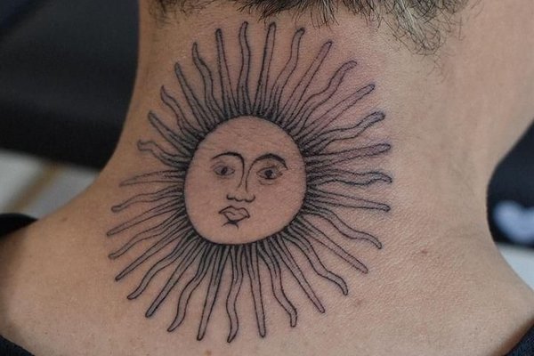 тату солнце