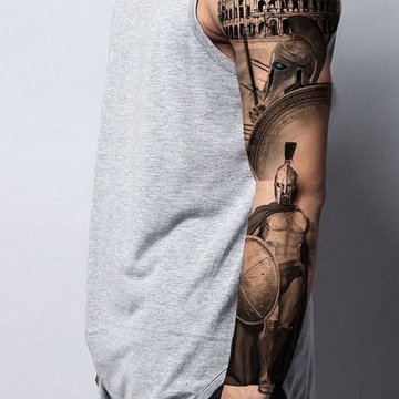 тату спартанец