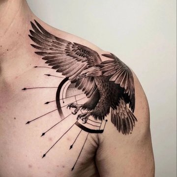 Тату эскизы орла