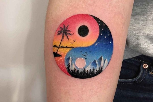Тату инь-ян
