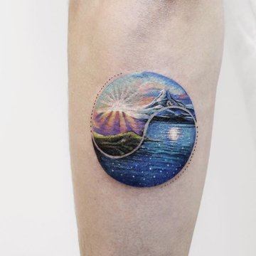 Тату инь-ян