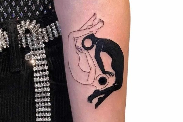 Тату эскизы инь-ян