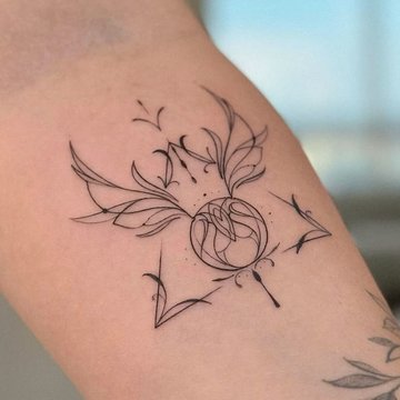 тату Гарри Поттер