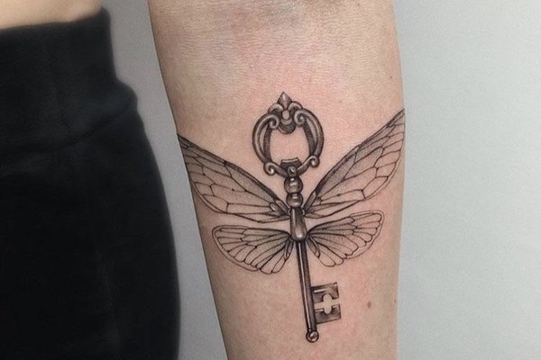 тату в стиле Гарри Поттера