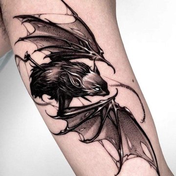 Тату летучей мыши