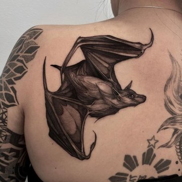 Тату летучей мыши