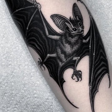 Тату летучей мыши