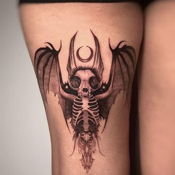 Тату летучей мыши