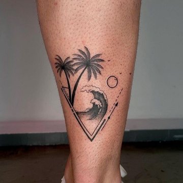 Тату пальма