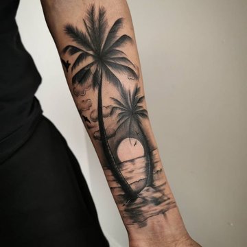 Тату пальма