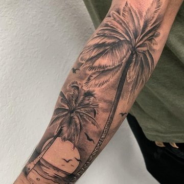 Тату пальма