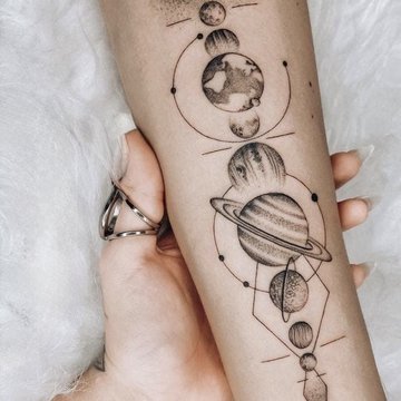 Тату космос