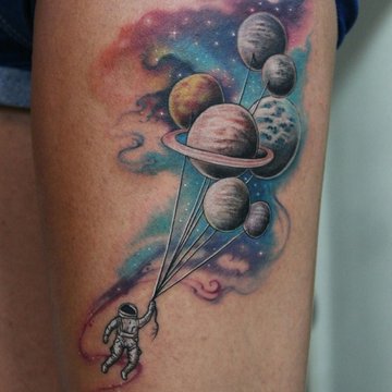 Тату космос