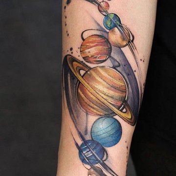 Тату космос