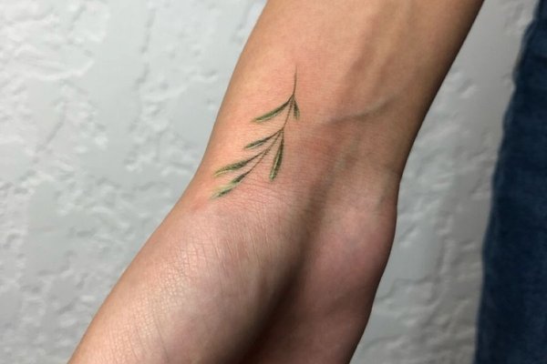 Тату веточка