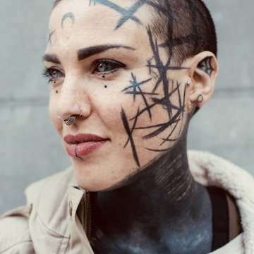 Татуювання на обличчі
