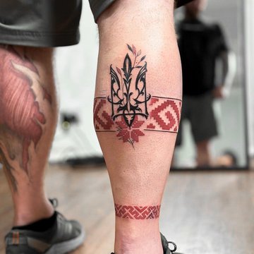 татуировка "вышиванка"