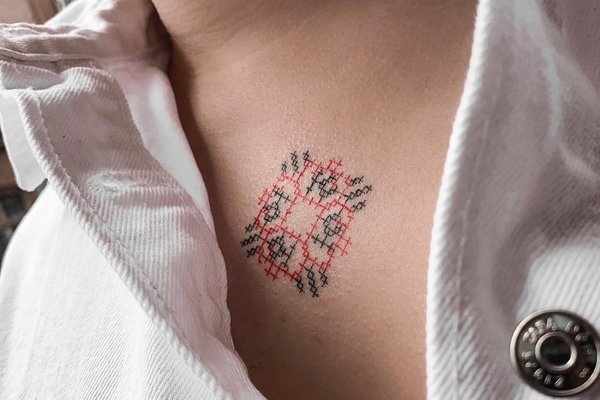 эскизы тату "вышиванка"