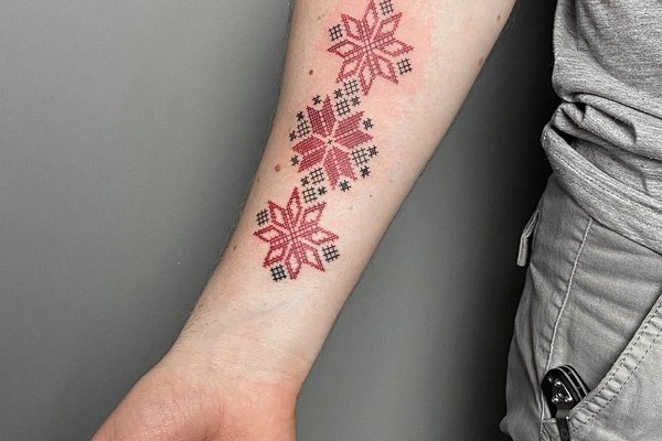 тату "вышиванка"