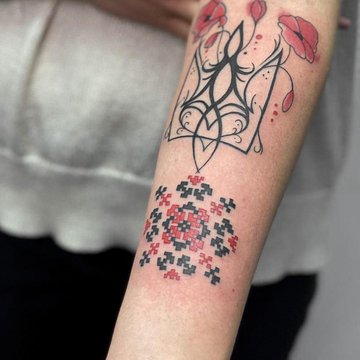 тату "вышиванка"