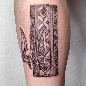 татуировка "вышиванка"