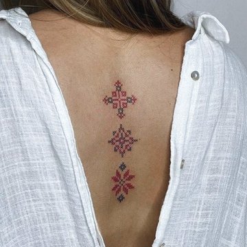 тату с вышиванкой