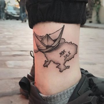 татуювання географічні контури України