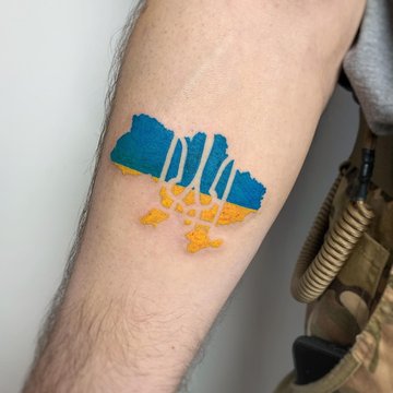Мужские патриотические тату
